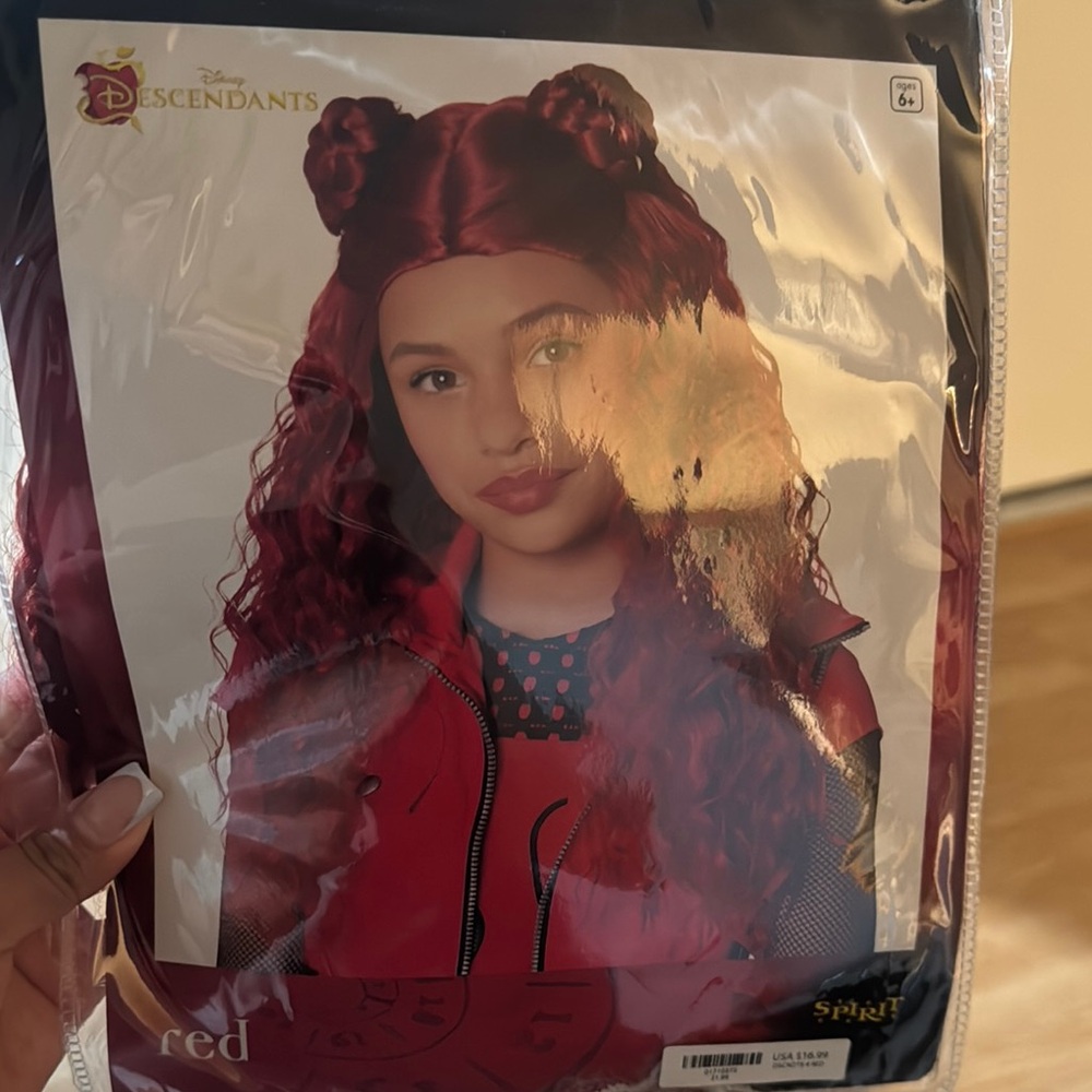 Disney Descendants Vibrant Red Wig